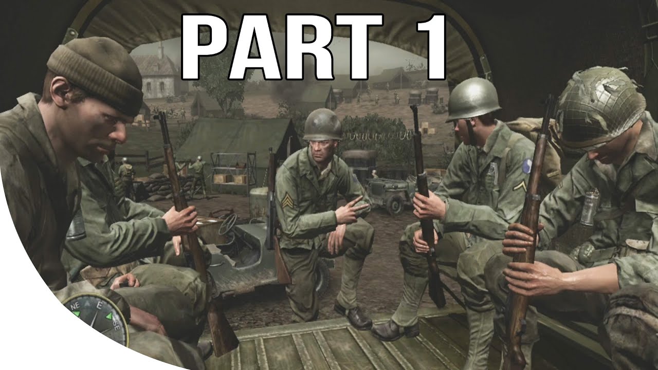 Call of Duty 3 Gameplay Walkthrough Part 1 – No Commentary Let's Play – Saint Lo