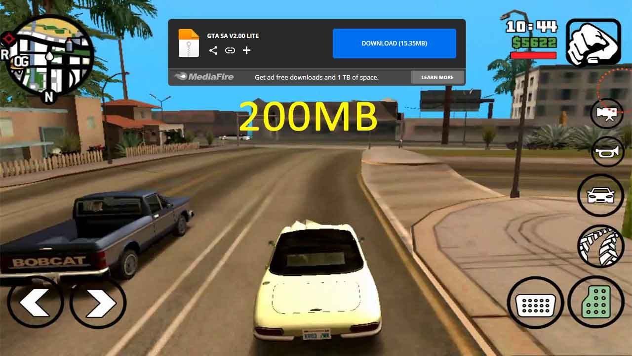 تحميل لعبة GTA San Andreas لجميع الهواتف بحجم صغير